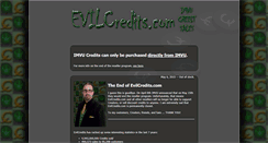 Desktop Screenshot of evilcredits.com